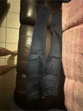 7 For All Mankind Dark Blue Skinny Jeans